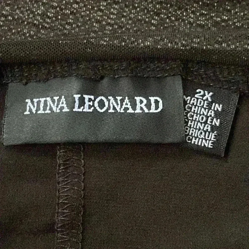 Nina Leonard black beaded dress - Picture 8 of 11